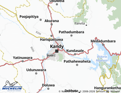 Mappa MICHELIN Watapuluwa West - ViaMichelin