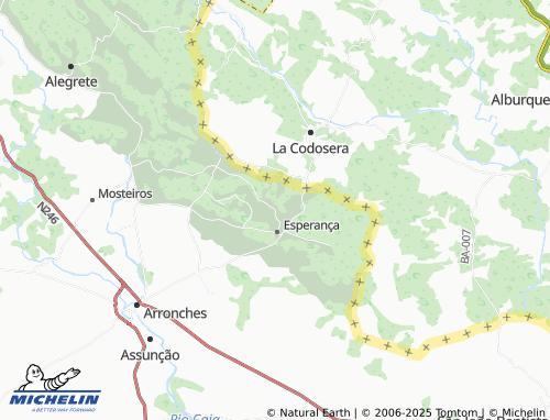 MICHELIN Hortas de Cima map - ViaMichelin