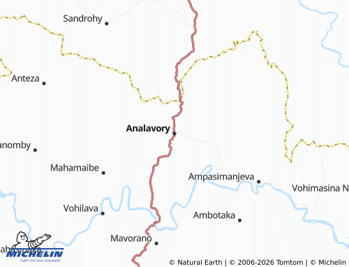 Kaart MICHELIN Analavory - ViaMichelin