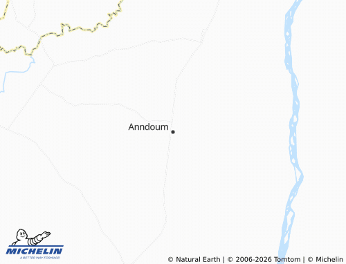 MICHELIN Anndoum map - ViaMichelin