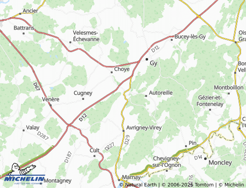 Mappa MICHELIN Charcenne - ViaMichelin