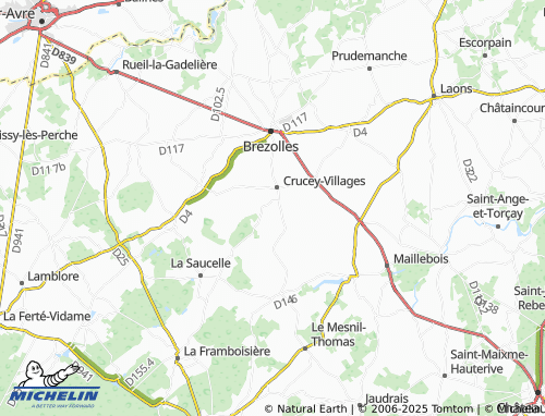 MICHELIN-Landkarte Angennes - ViaMichelin