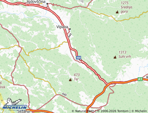 MICHELIN Poreče map - ViaMichelin