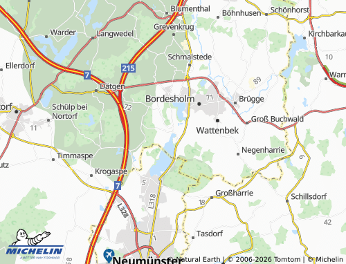 MICHELIN Mühbrook map - ViaMichelin