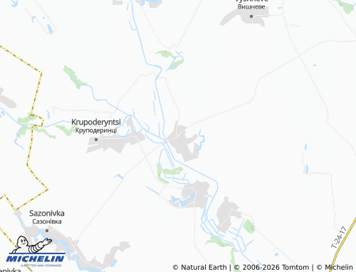 Mapa MICHELIN Savyntsi - ViaMichelin
