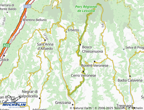 MICHELIN Girlandi map - ViaMichelin