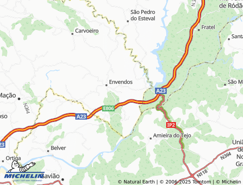 Carte MICHELIN Alpalhão - ViaMichelin