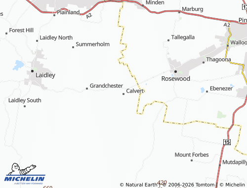 MICHELIN-Landkarte Calvert - ViaMichelin