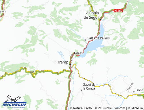 Mappa MICHELIN Talarn - ViaMichelin