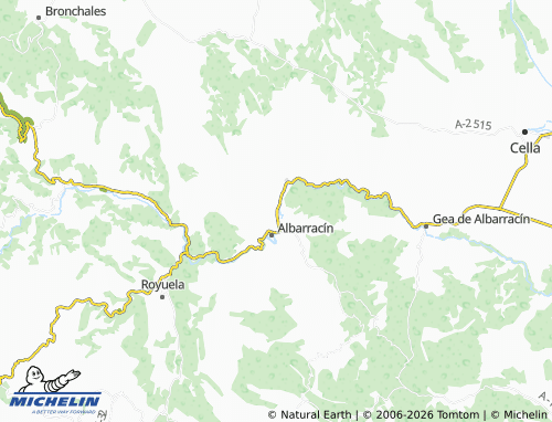 MICHELIN Bandera map - ViaMichelin