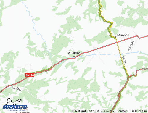 MICHELIN Villatoro map - ViaMichelin