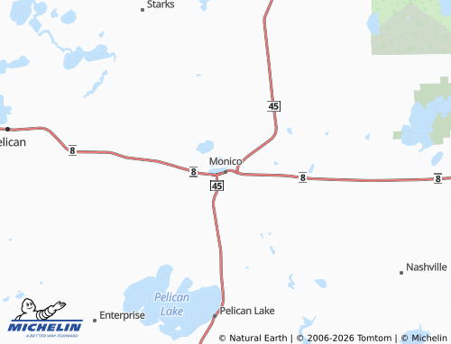 Mapa MICHELIN Monico - ViaMichelin