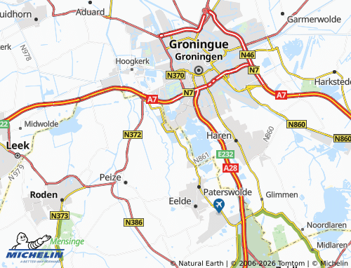 Kaart MICHELIN Eelderwolde - ViaMichelin