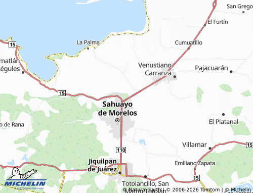 Mappa MICHELIN Paso de las Águilas - ViaMichelin