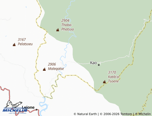 MICHELIN Pulane map - ViaMichelin