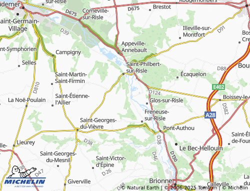 Carte MICHELIN Le Rossignol - ViaMichelin