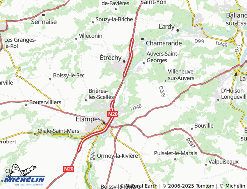 MICHELIN-Landkarte Les Monceaux - ViaMichelin