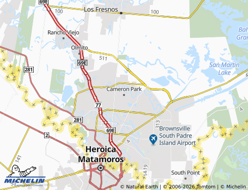 Carte MICHELIN Cameron Park - ViaMichelin