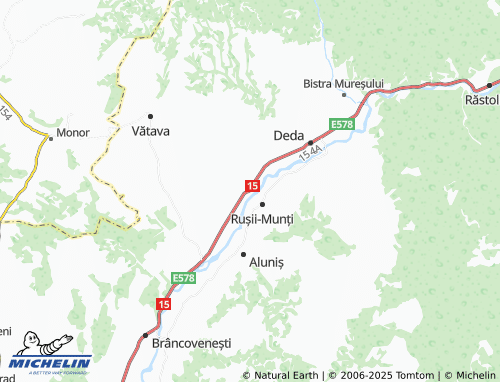 Mappa MICHELIN Morăreni - ViaMichelin