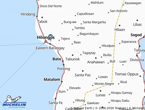 Mappa MICHELIN Tabunok - ViaMichelin