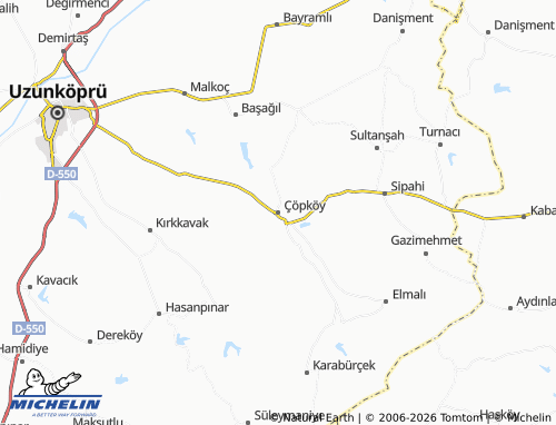 Mappa MICHELIN Çöpköy - ViaMichelin