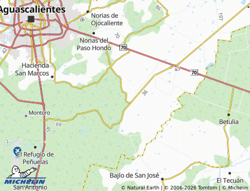 MICHELIN El Duraznillo map - ViaMichelin