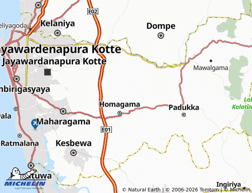 Mapa MICHELIN Habarakada South - ViaMichelin