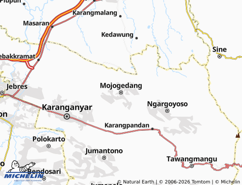 Carte MICHELIN Mojogedang - ViaMichelin