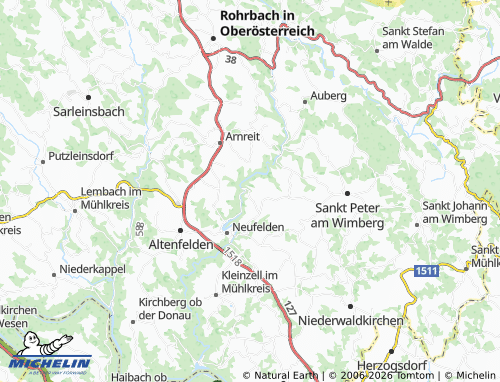 MICHELIN Pürnstein map - ViaMichelin