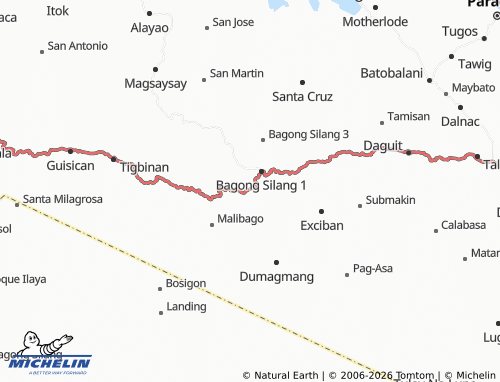 MICHELIN Malatap map - ViaMichelin