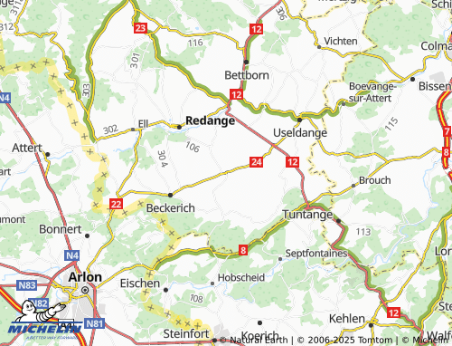 Carte MICHELIN Noerdange - ViaMichelin