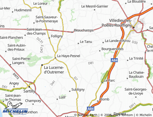 MICHELIN La Mouche map - ViaMichelin
