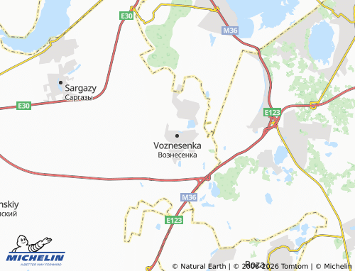 MICHELIN-Landkarte Voznesenka - ViaMichelin