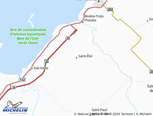 MICHELIN Saint-Éloi map - ViaMichelin