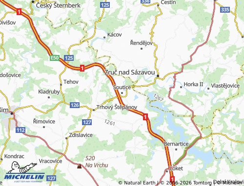 Mappa MICHELIN Soutice - ViaMichelin