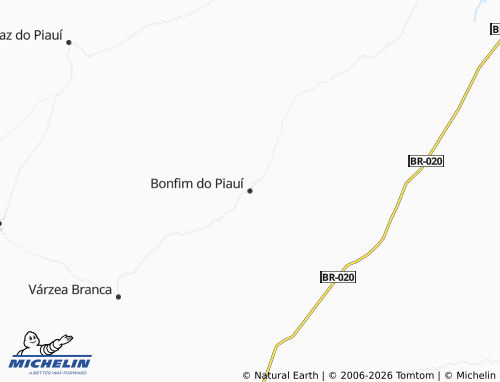 Mapa MICHELIN Bonfim do Piauí - ViaMichelin