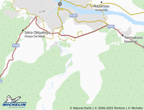 MICHELIN Konyushino map - ViaMichelin