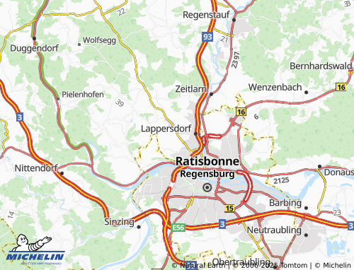 MICHELIN Gewald map - ViaMichelin