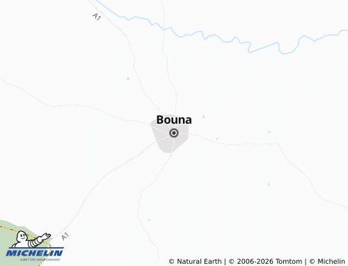 Mapa MICHELIN Bouna - ViaMichelin