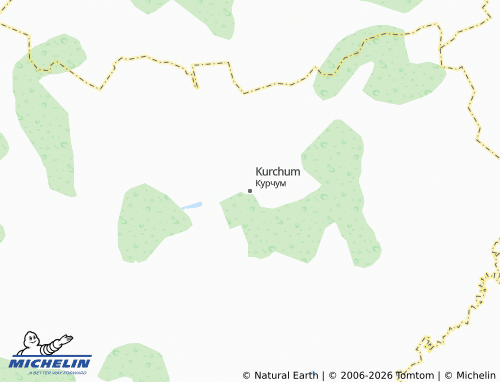 MICHELIN-Landkarte Kurchum - ViaMichelin