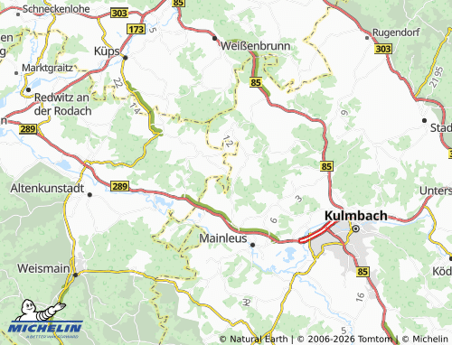 MICHELIN Eben map - ViaMichelin