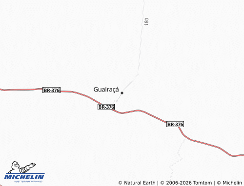 Mapa MICHELIN Guairaçá - ViaMichelin