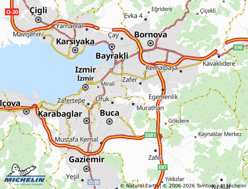 MICHELIN Atamer map - ViaMichelin