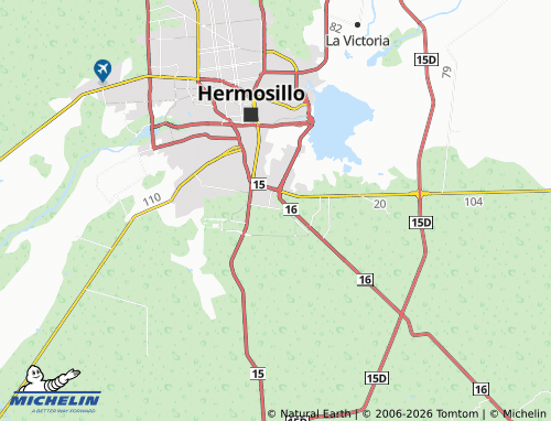 MICHELIN Los Cirios map - ViaMichelin
