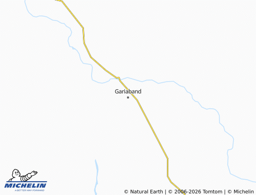 MICHELIN Gariaband map - ViaMichelin