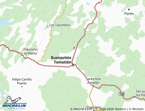 Mappa MICHELIN El Hospital - ViaMichelin