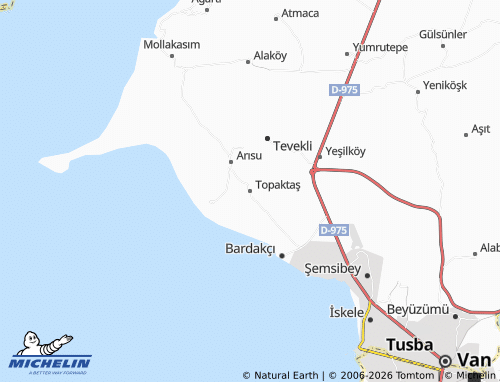 Mappa MICHELIN Topaktaş - ViaMichelin