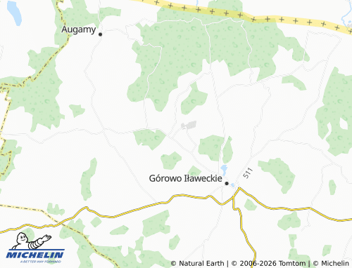 MICHELIN Kamińsk map - ViaMichelin