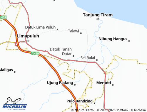 MICHELIN Datuk Tanah Datar map - ViaMichelin
