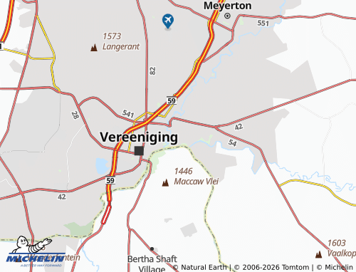 MICHELIN-Landkarte Three Rivers - ViaMichelin